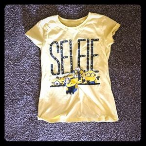 Yellow Minion Selfie T-shirt